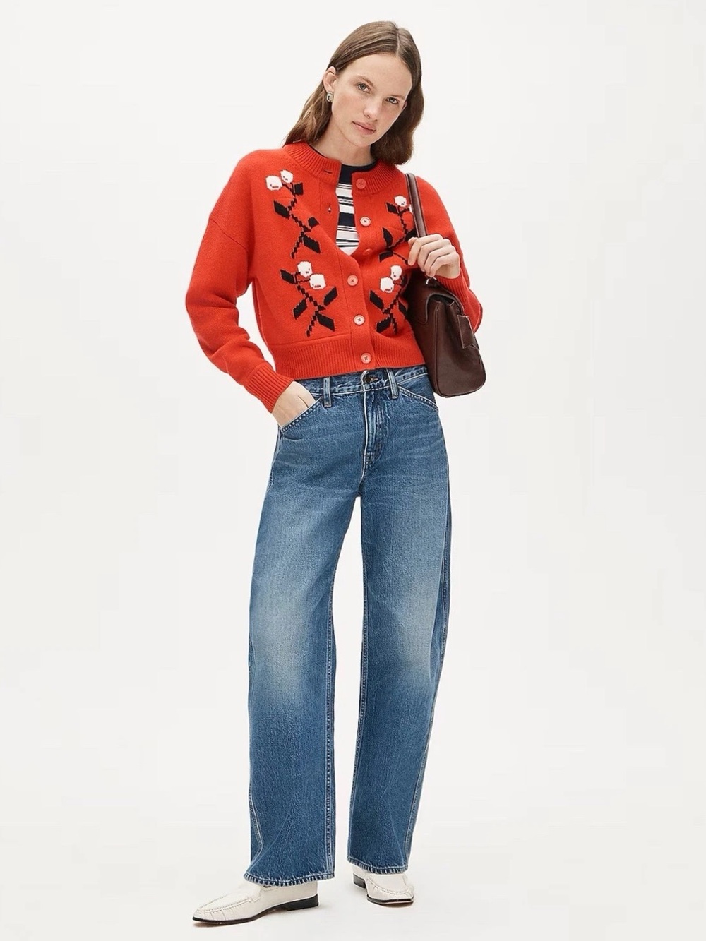 J. Crew Petite Zoe barrel-leg jean